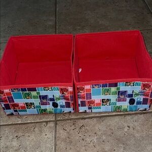 PJ Masks Fabric Collapsible Storage Bins
